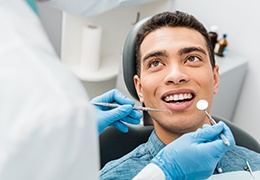 patient getting dental checkup in Goodlettsville