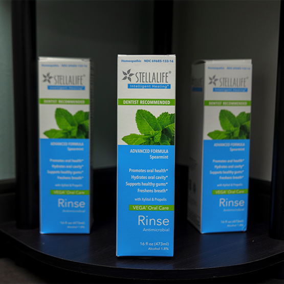 Three boxes of Stellalife oral rinse